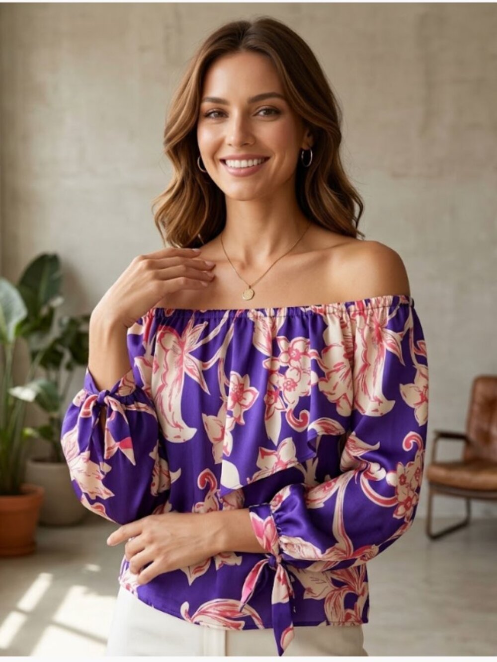 NWT ZARA FLORAL RUFFLE COTTAGECORE OFF THE SHOULDER BLOUSE